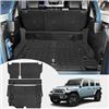 Image 1 : BRAND NEW JTYZSM CARGO MATS 21-24 KEEP WRANGLER JL