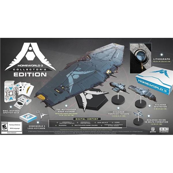 BRAND NEW GEARBOX HOMEWORLD 3 COLLECTORS EDITION