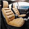Image 1 : NEW 2PCS CAR SEAT CUSHION PLUSH SEAT COVERS BEIGE