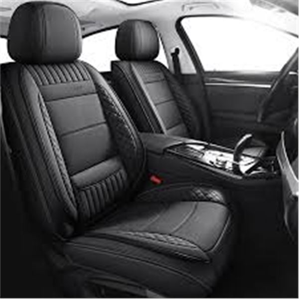 NEW W BOX CHEZOPE CAR SEAT COVERS FULL SET BLACK