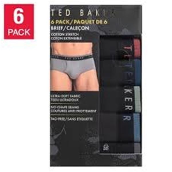 NEW TED BAKER 6PK BRIEFS XL