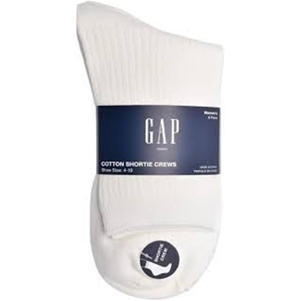 NEW GAP 10 PAIRS WOMENS COTTON SHORTIE CREW SOCKS
