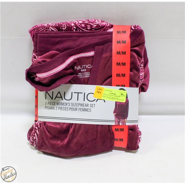 NEW NAUTICA 2PC WOMENS SLEEPWEAR SET MEDIUM