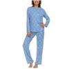 Image 1 : NEW FLORA NIKROOZ 2PC PYJAMA SET MEDIUM