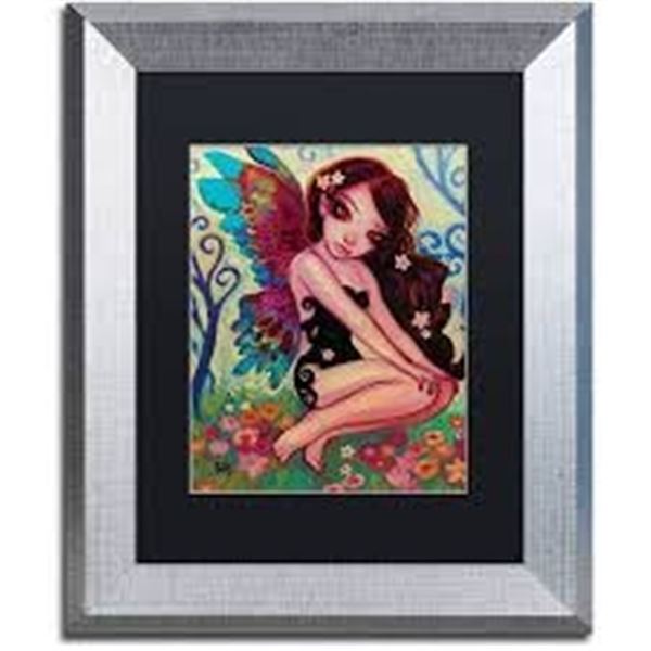 NEW TRADEMARK FINE ART RAINBOW FAIRY WALL ART