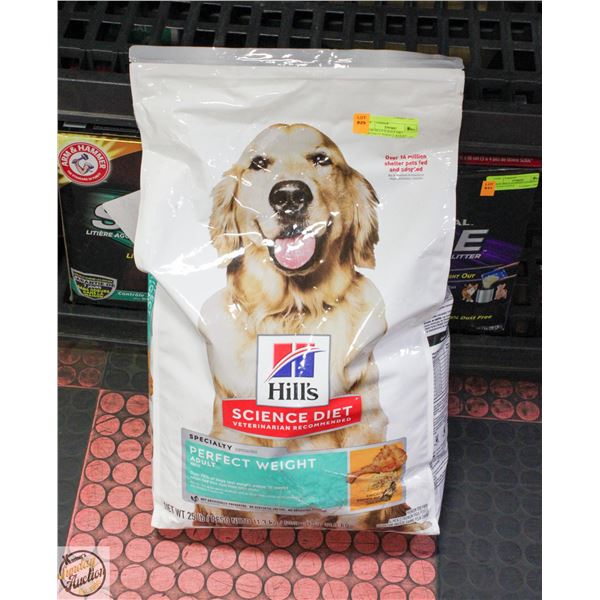 25LBS HILLS SCIENCE DIET SPECIALTY PERFECT WEIGHT