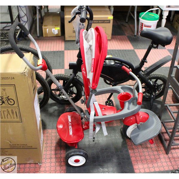 RADIO FLYER 4-IN-1 STROLL N TRIKE RED TRICYCLE