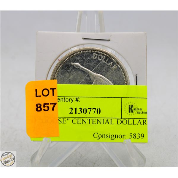 CND "GOOSE" CENTENIAL DOLLAR 1967