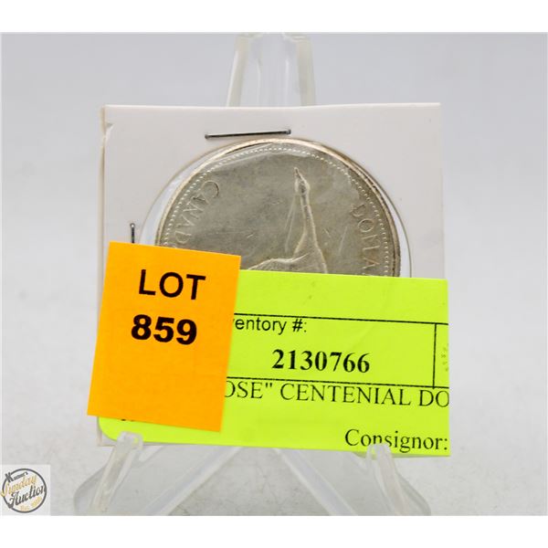 CND "GOOSE" CENTENIAL DOLLAR 1967