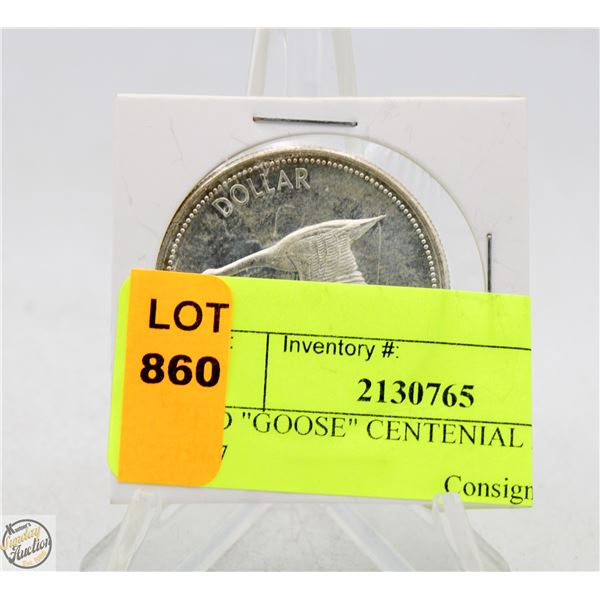 CND "GOOSE" CENTENIAL DOLLAR 1967