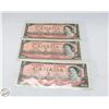 Image 1 : LOT OF 4 1954 2 DOLLAR NOTES