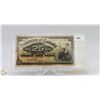Image 1 : 1900 SHINPLASTER 25 CENT NOTE