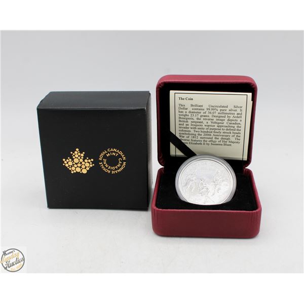 2014 99.99% PURE SILVER 5 DOLLAR COIN