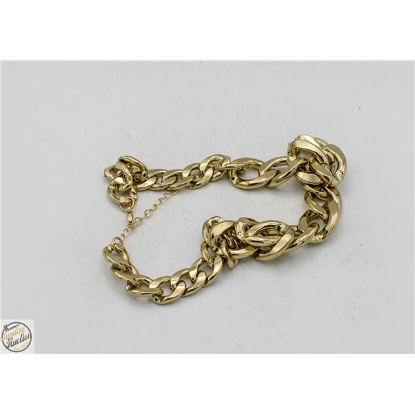 HEAVY SOLID BRASS LINK CHAIN