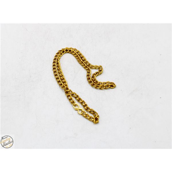 16" GOLD TONE LINK CHAIN