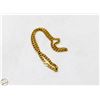 Image 1 : 16" GOLD TONE LINK CHAIN