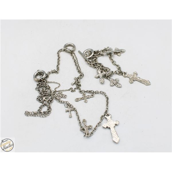 MATCHING CHARM STYLE BRACELET AND NECKLACE