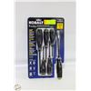 Image 1 : NEW KOBALT 6PC DIAMOND COATED TIP SCREWDRIVER SET