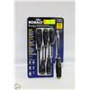Image 1 : NEW KOBALT 6PC DIAMOND COATED TIP SCREWDRIVER SET