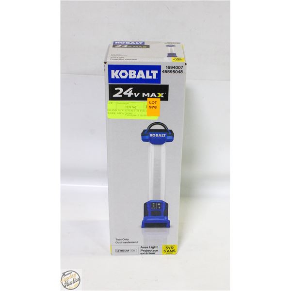 BRAND NEW KOBALT 24 VOLT WORK AREA LIGHT