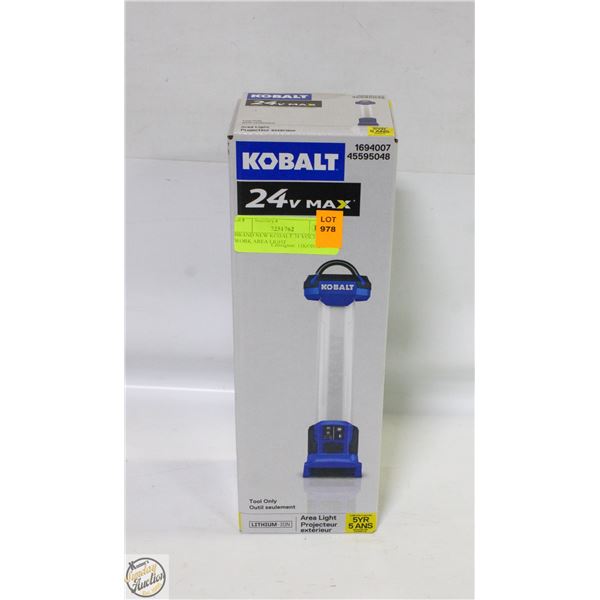 BRAND NEW KOBALT 24 VOLT WORK AREA LIGHT
