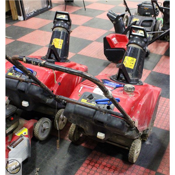 BAILIFF SEIZURE - TORO 163CC SNOW BLOWER