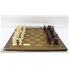 Image 1 : VINTAGE LARGE GERMAN MEDIEVAL THEMED CHESS SET