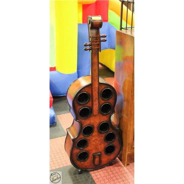 WOOD CELLO 10 BOTTLE WINE RACK H-53"