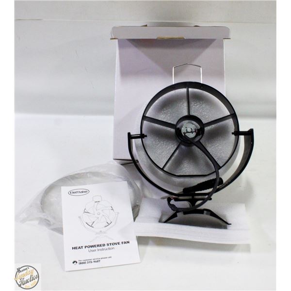 BRAND NEW WOOD STOVE FAN HEAT POWERED,
