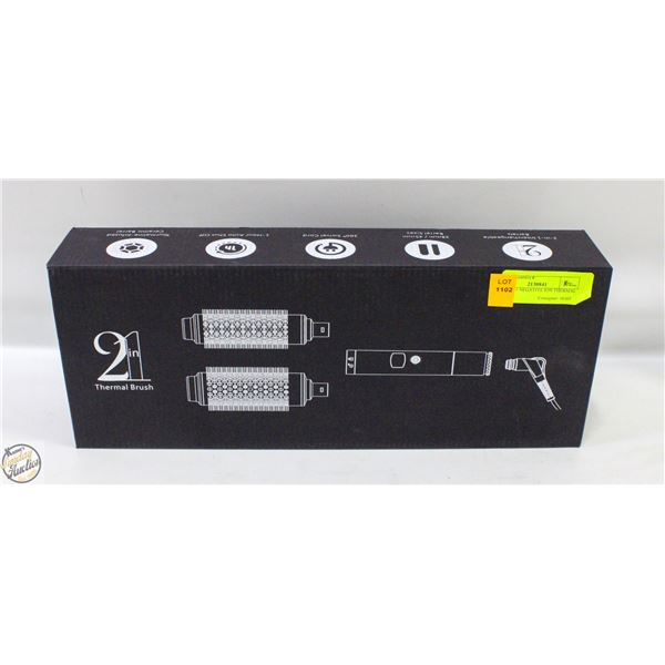NEW 2IN1 NEGATIVE ION THERMAL BRUSH