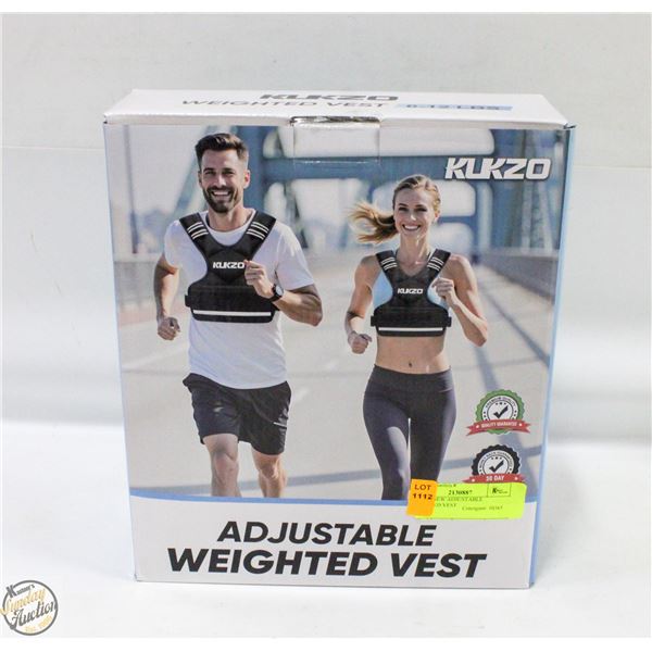 BRAND NEW ADJUSTABLE WEIGHTED VEST