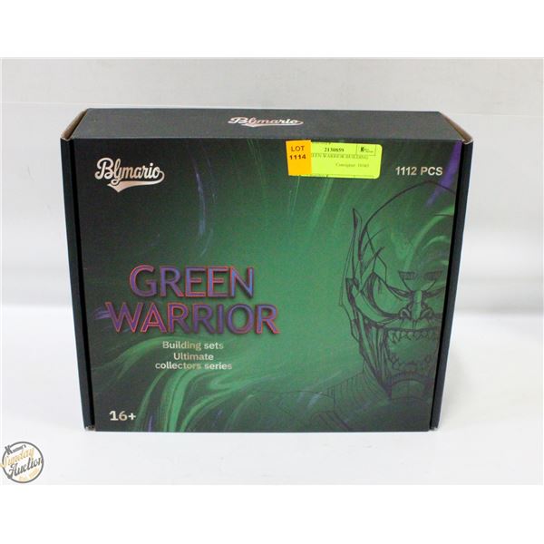 NEW GREEN WARRIOR BUILDING SETS