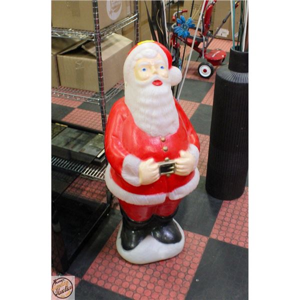 3.5FT TALL BLOW MOLD SANTA VINTAGE