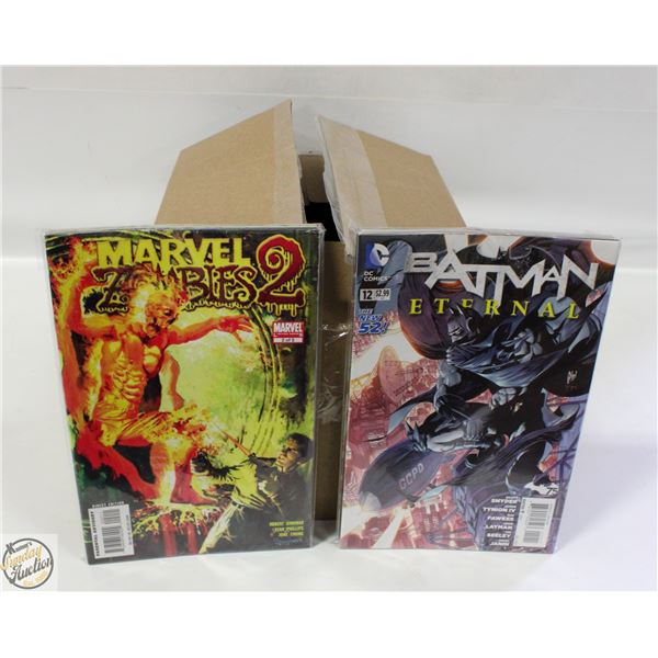 BOX OF APPROX 150 USED COMICS, VARIOUS YEARS