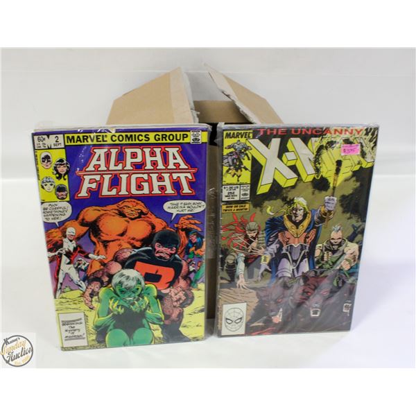 BOX OF APPROX 150 USED COMICS, VARIOUS YEARS