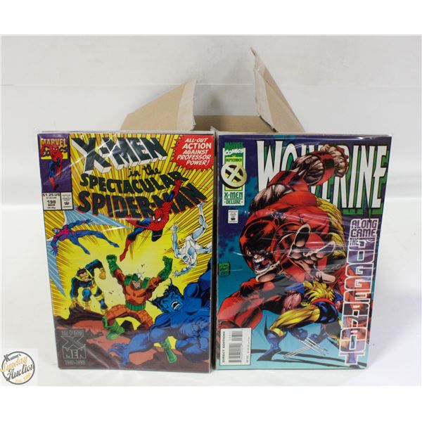 BOX OF APPROX 150 USED COMICS, VARIOUS YEARS