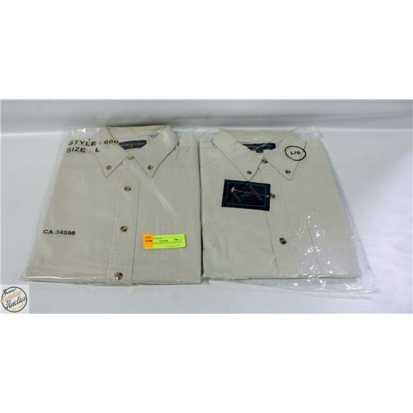 NEW MEN'S SHIRTS 2NATURAL SIZE L
