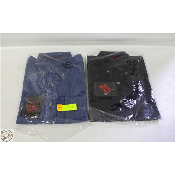 NEW MEN'S SHIRTS 1DENIM 1BLACK SIZE S