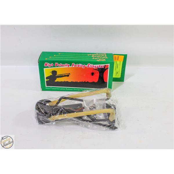 HIGH VELOCITY FOLDING SLINGSHOT