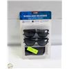 Image 1 : NEW SUNGLASS READERS 2 PK +1.50 WITH CASES