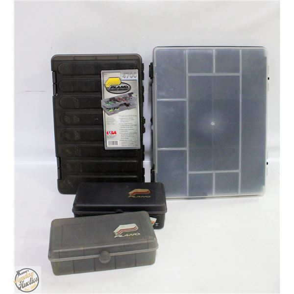 4 PLANO FISHING LURE BOXES