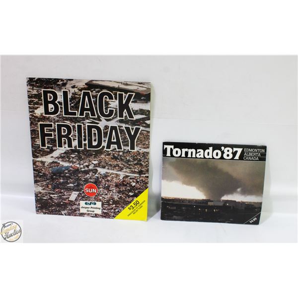 EDMONTON 1987 TORNADO BOOKS (NO RIPS OR