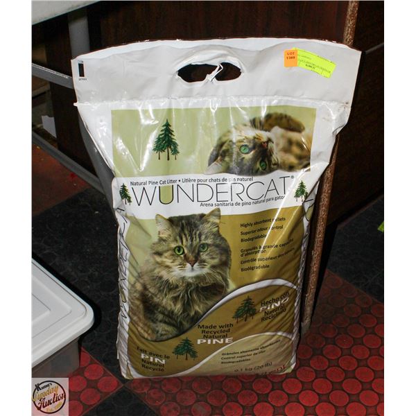 20LB BAG WUNDERCAT ORGANIC NATURAL PINE CAT LITTER
