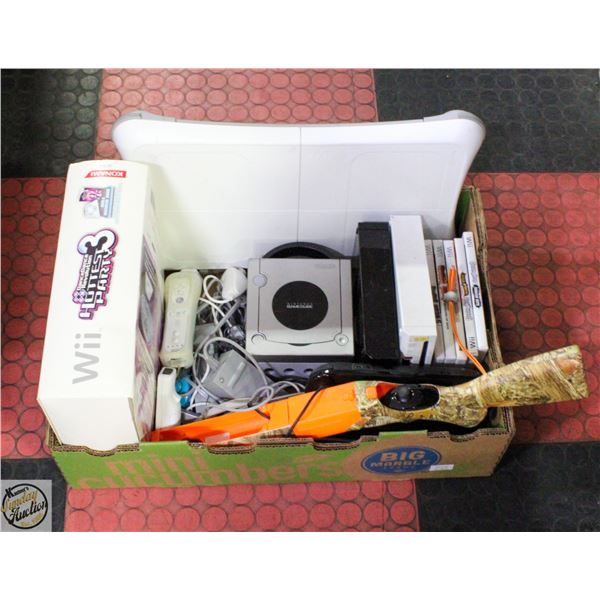 LOT OF NINTENDO WII, WIIU, GAMES, & ACCESSORIES