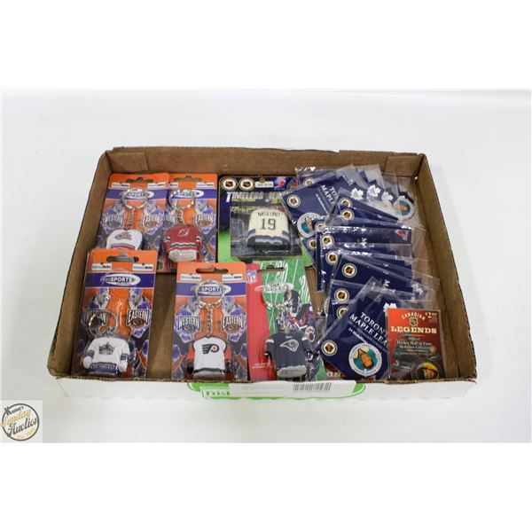 SEALED NHL ITEMS 6 MINI