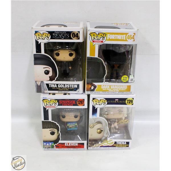 NEW 4 FUNKO POP VINYL FIGURES