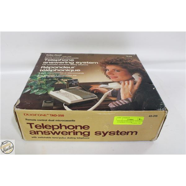 VINTAGE RADIO SHACK TELEPHONE ANSWERING SYSTEM
