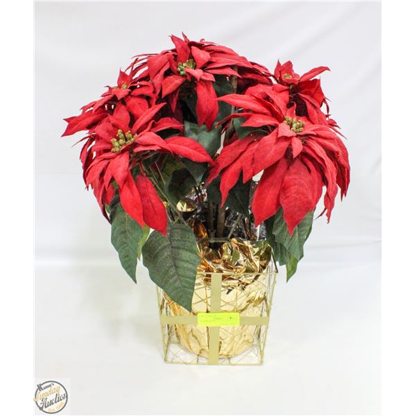 21" POINSETTIA