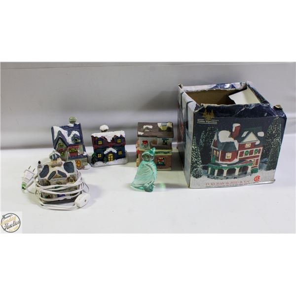 COLLETION OF PORCELAIN HOUSES