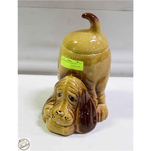 VINTAGE PUPPY COOKIE JAR
